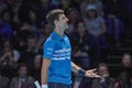 Tennis Internationals Nitto ATP Final Novak ÃÂjokovic Vs Dominic Thiem - (Novak ÃÂokovic Royalty Free Stock Photo